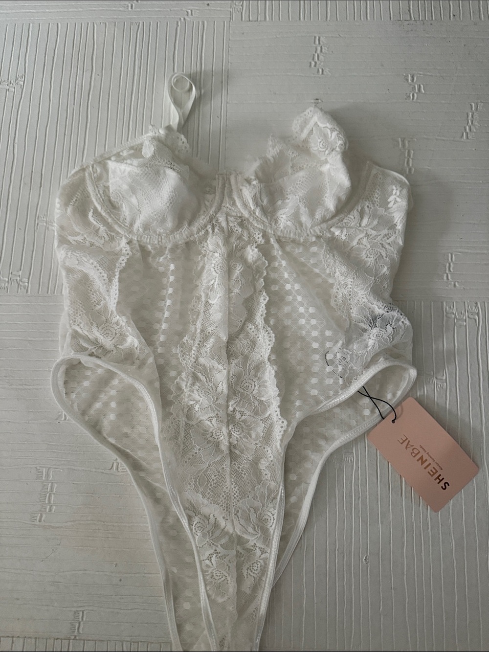 White Lace Kids One-Piece Bodysuit